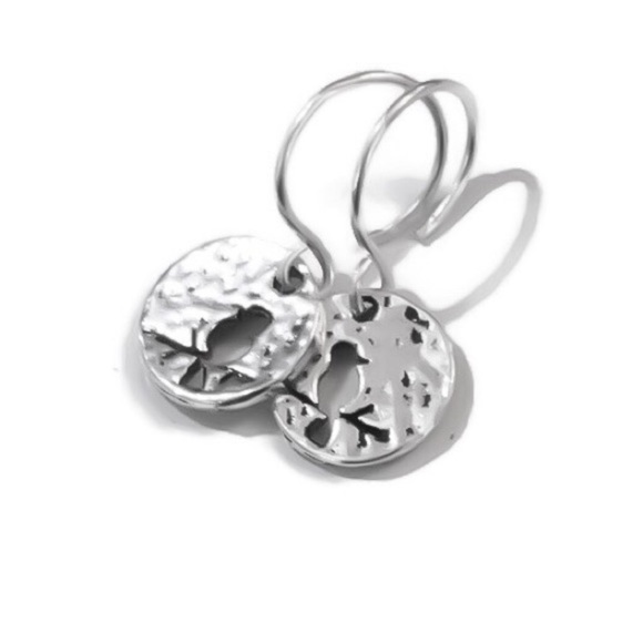 DONATED!  Bird on a Branch Mini Earrings - Picture 2 of 10